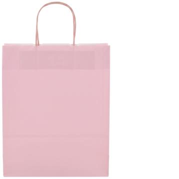 Shopper in carta h.49 x l.45 x p.15 cm colore rosa