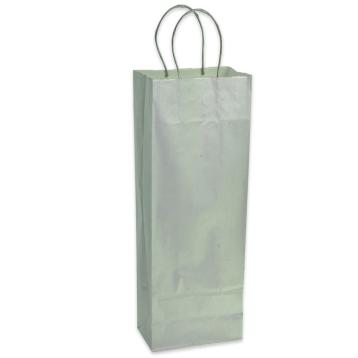 Shoppers carta porta bottiglie colore argento H39,5 X L14 X P 8,5