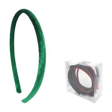 Cerchietto per capelli in velluto sottile colori assortiti Lillà