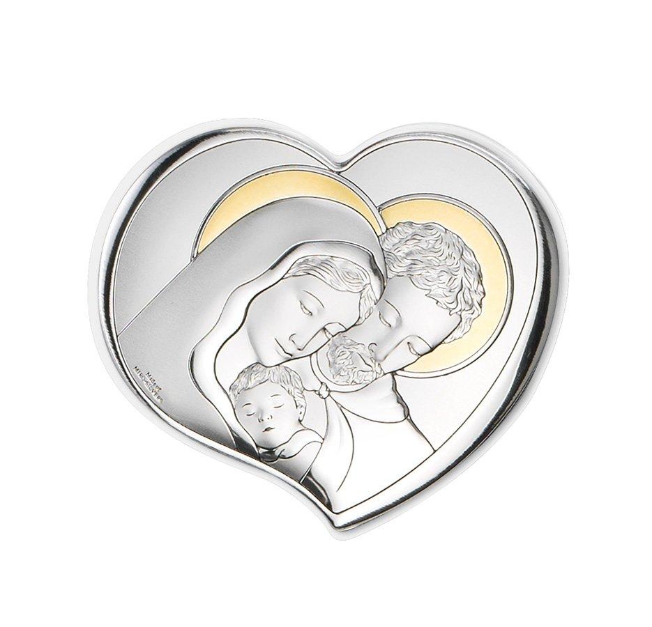 Sacra famiglia 25,5x22,5 oro sagomata valenti
