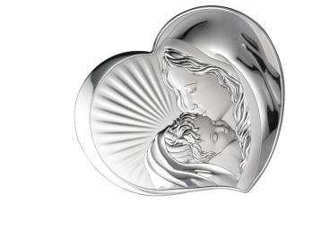 Madonna con bambino 32x28 sagomata