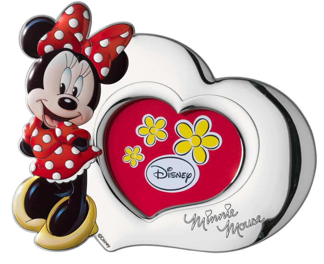 Cornice portafoto sagomata cuore Minnie Mouse 10x15 cm Valenti