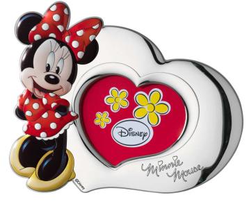 Cornice portafoto sagomata cuore Minnie Mouse 10x15 cm Valenti
