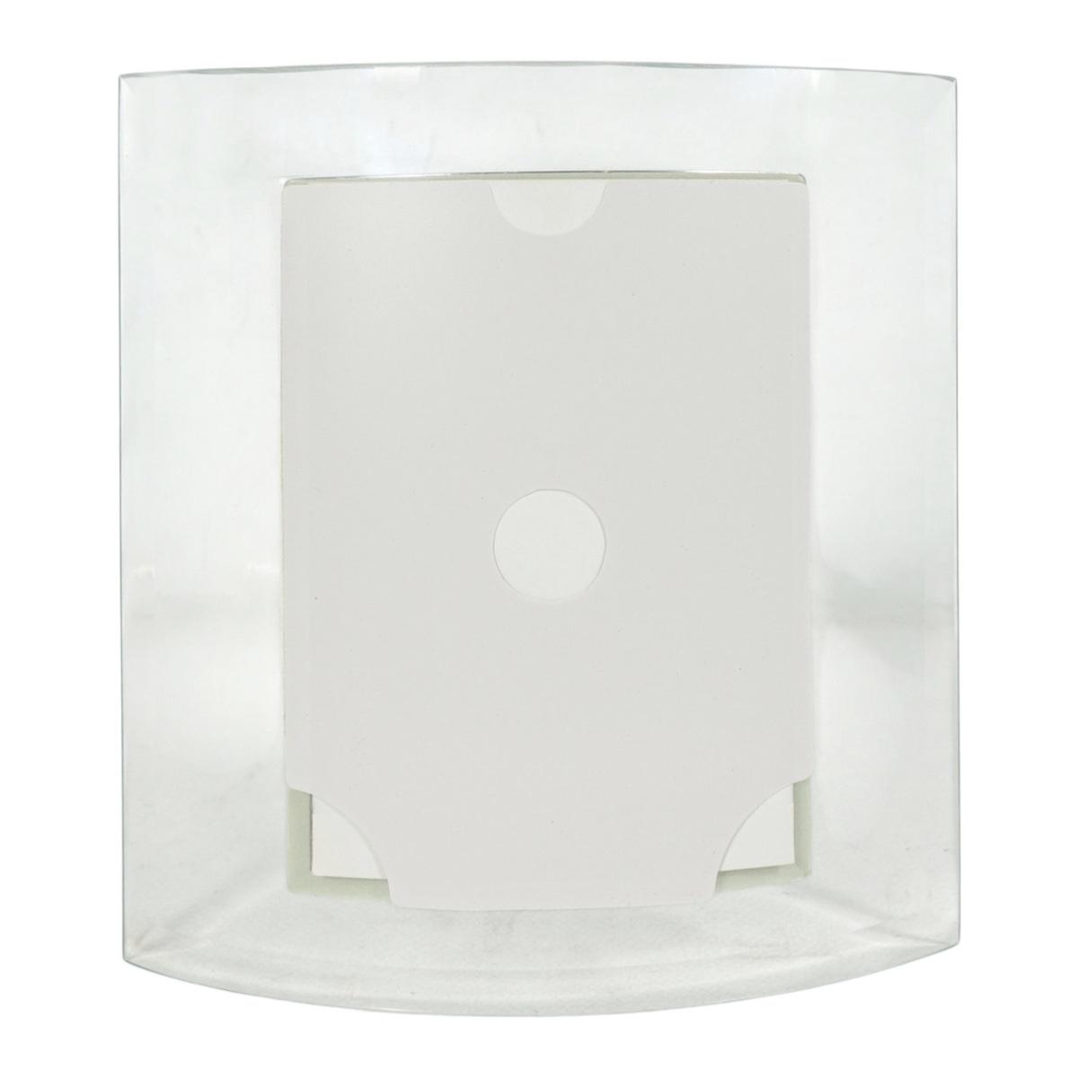 Cornice portafoto curvato in vetro 9x13 cm