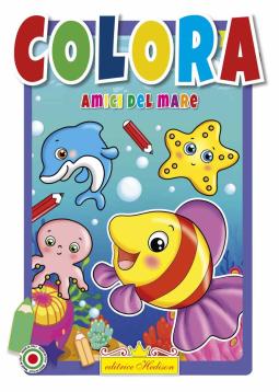 Libro da colorare Amici del mare