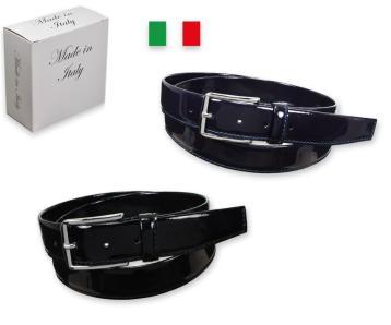 CINTURA UOMO IN PELLE "VERNICE" - MADE IN ITALY