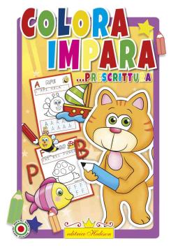 Libro da olorare impara prescrittura didattico