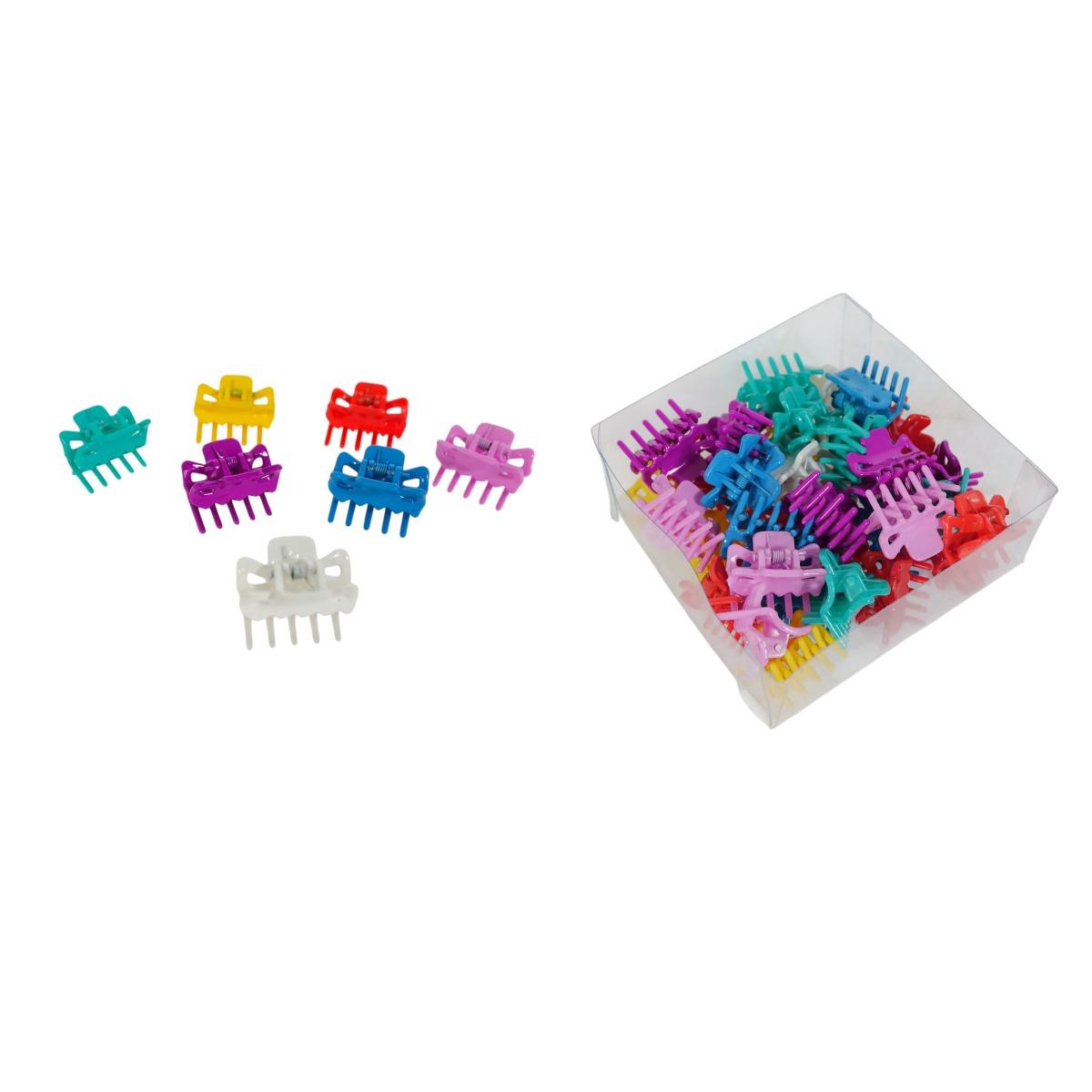 Pinzottino per capelli colori assortiti in box da 36 pezzi