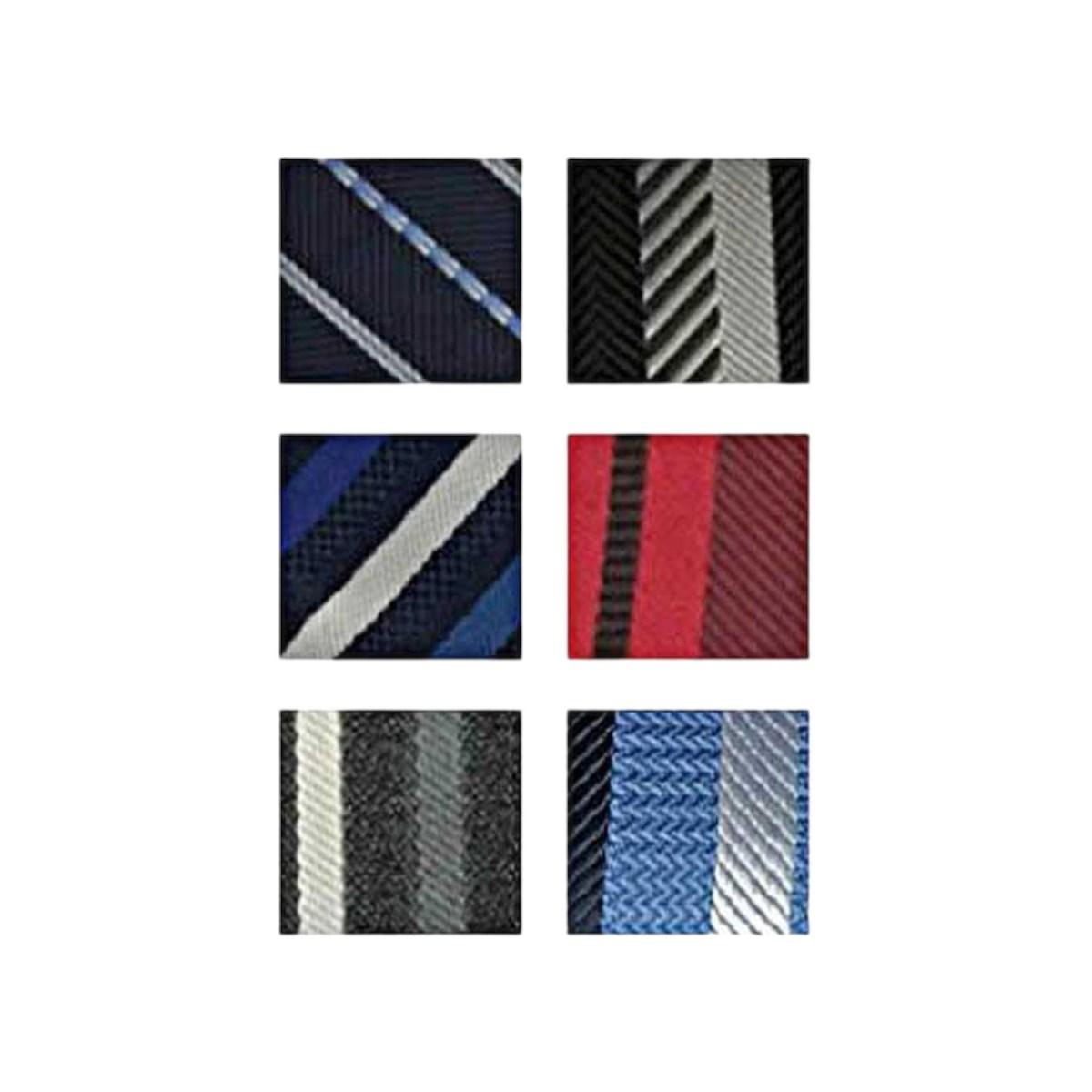Cravatta regimental sfusa 5,5 x 148 cm in poliestere fantasie assortite Enzo Castellano