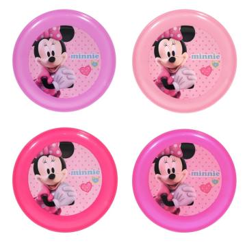Set 4 piatti fondi minnie colori assortiti