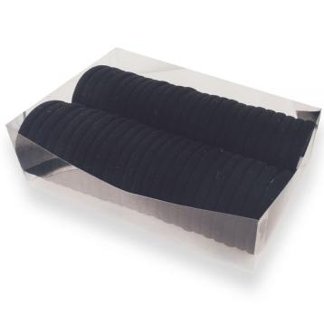 Elastico grande in box da 48pz nero le kikke