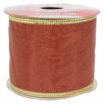 Nastro decorativo in tessuto 6 cm x 2 mt