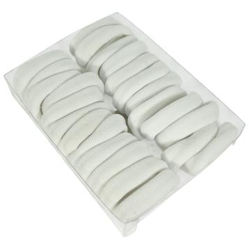 Elastico per capelli bianco in box da 24 pezzi Le Kikke