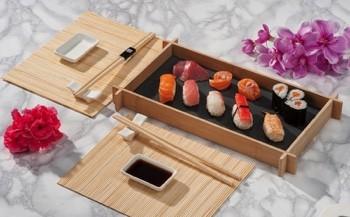 Serv sushi 2pers c/vassoio cm35x20