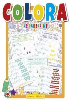 Libro da colorare . le tabelline
