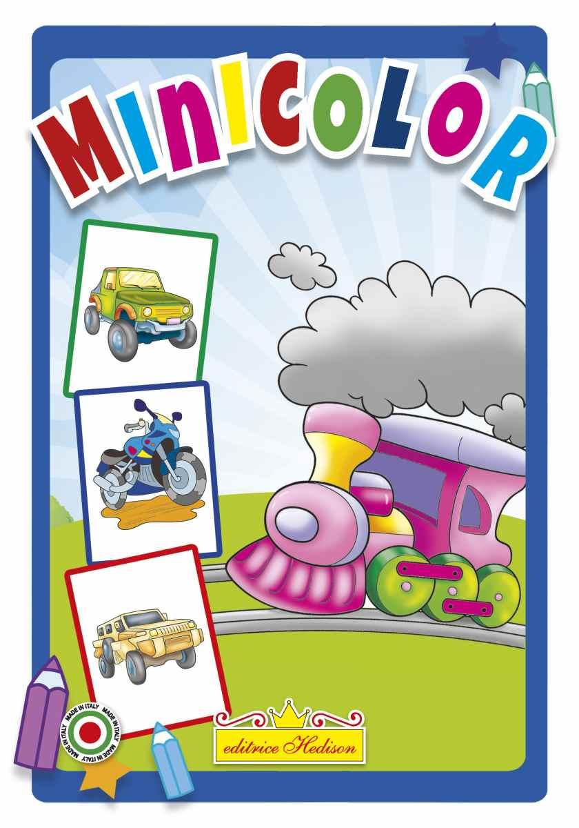 Minicolor trenino cm 15 x 21 da colorare