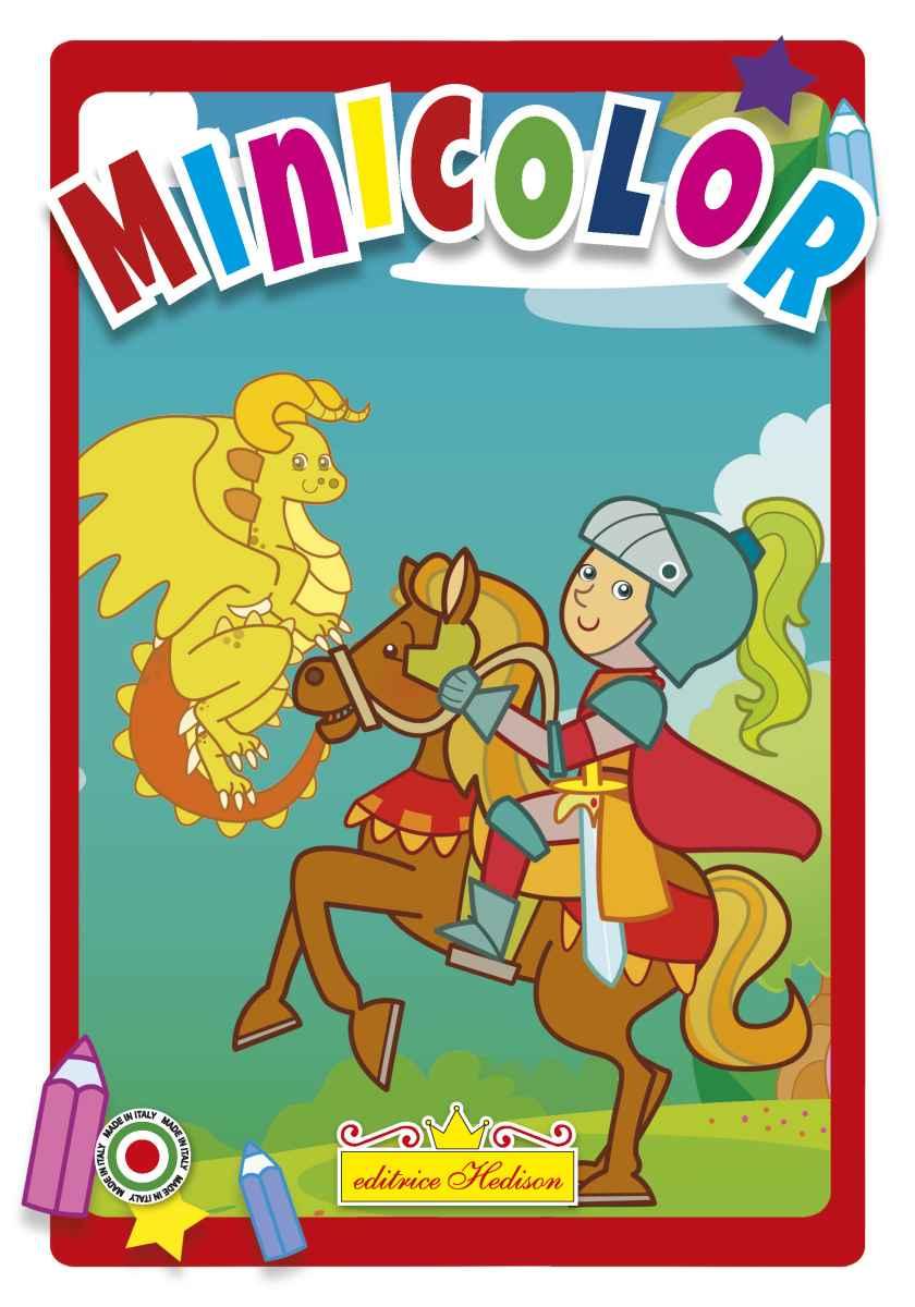 Minicolor cm. 15 x 21 cavaliere da colorare