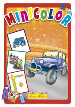 Minicolor fuoristrada cm. 15 x 21 da colorare
