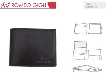 Portafogli uomo romeo gigli nero