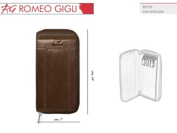 Portachiavi uomo romeo gigli marrone