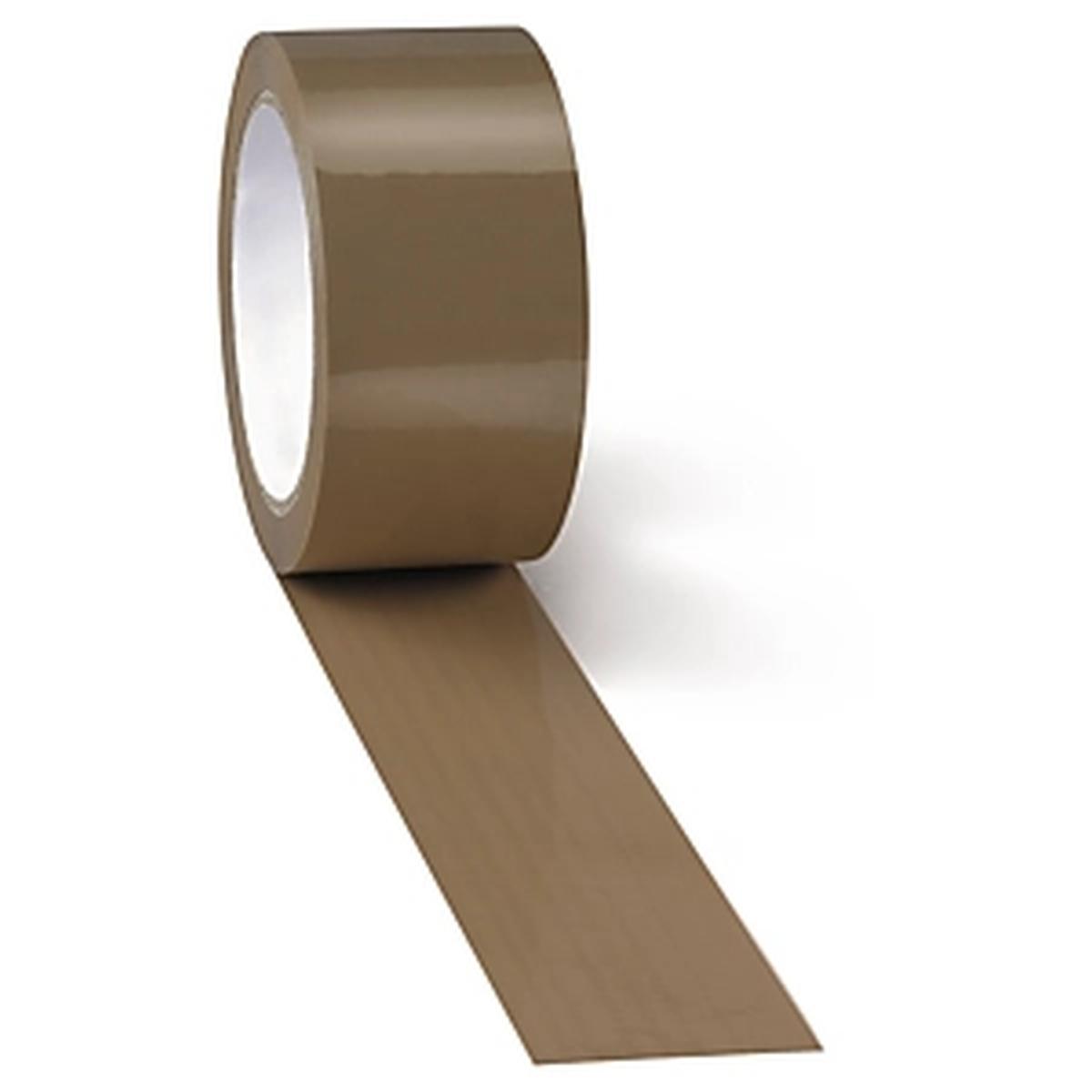 Nastro da imballaggio karttal marrone silenziato 48x66 mm. 55 micron