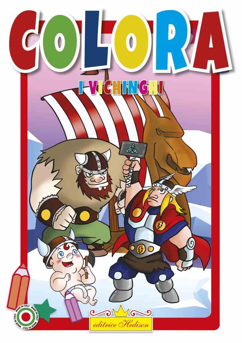 Libro da colorare i Vichinghi