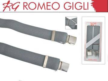 Bretella larga antracite romeo gigli