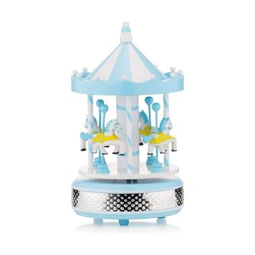 Giostra bimbo con cavalli e carillon