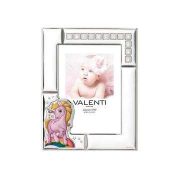 Portafoto bimba 13x18 letterine unicorno
