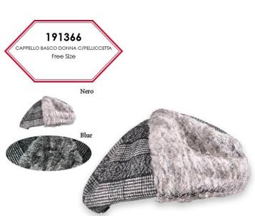 Cappello basco donna con pelliccetta romeo gigli