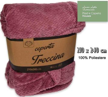 Coperta treccina 210x240 cm