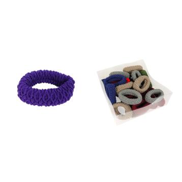 Elastico per capelli in lycra lavorato colori assortiti in box da 24 pezzi