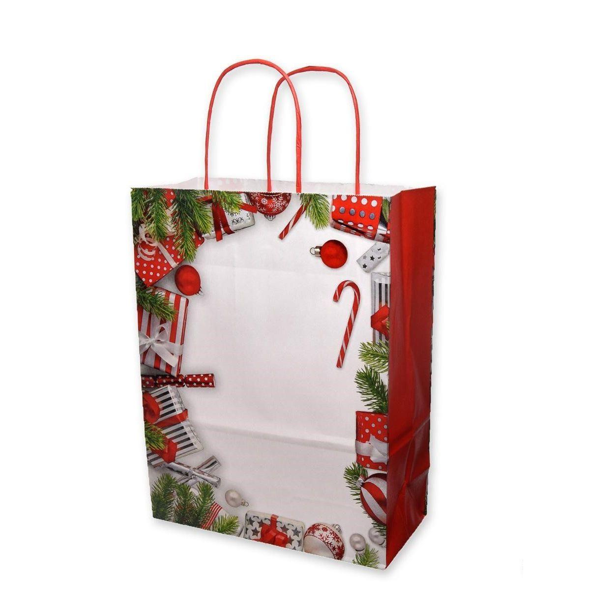 Shoppers in carta h41 x l32 x p13 fantasia december