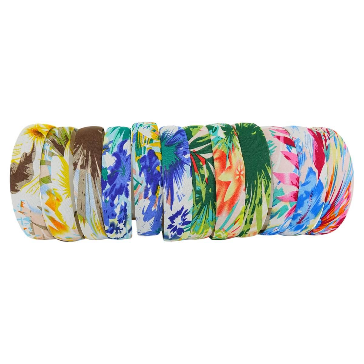 Cerchietto per capelli fantasia floreale Le Kikke