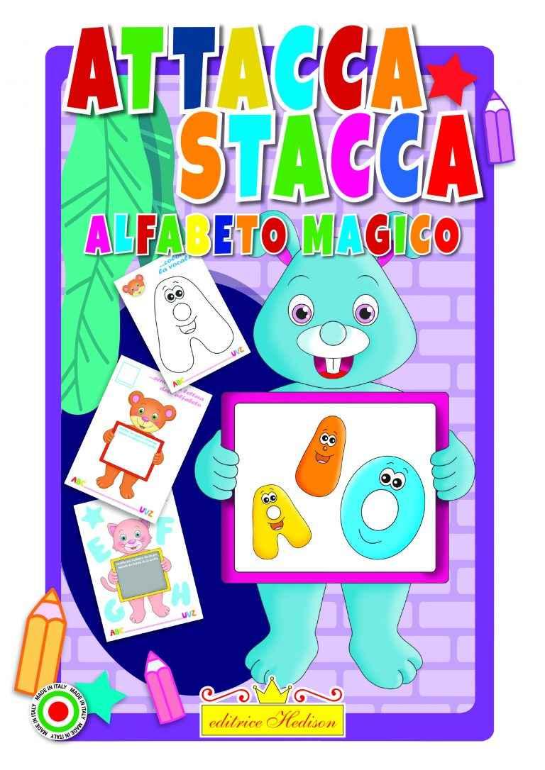 Libro attacca stacca alfabetiere magico