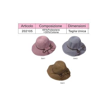 Cappello 65% poliestere 35% cotone coveri collection