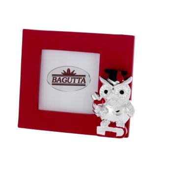 Miniportafoto rosso 4x4 gufo con diploma