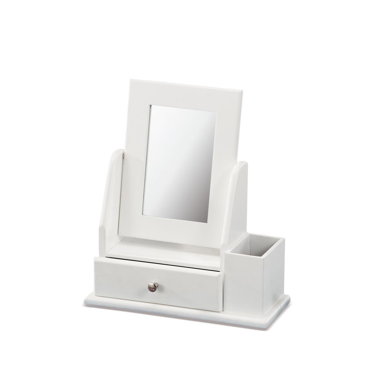 Portagioie con specchio in mdf 24x10x27 cm