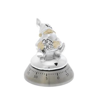 Timer con gnomo argento