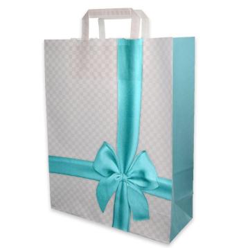 Shoppers carta h 49 x l45 x p 15 cm.fantasia fiocco