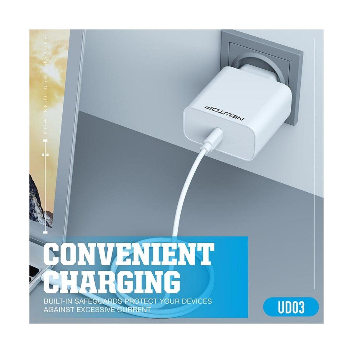 Newtop ud03 caricatore universale power delivery pd 45w