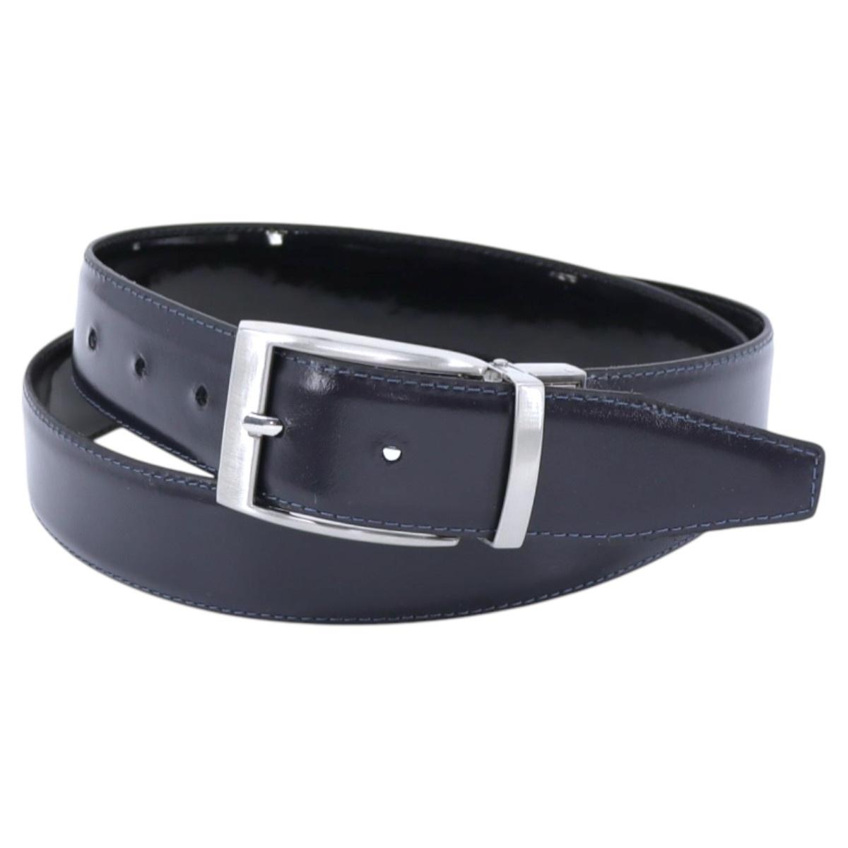 Cintura uomo double face in pelle Roncato