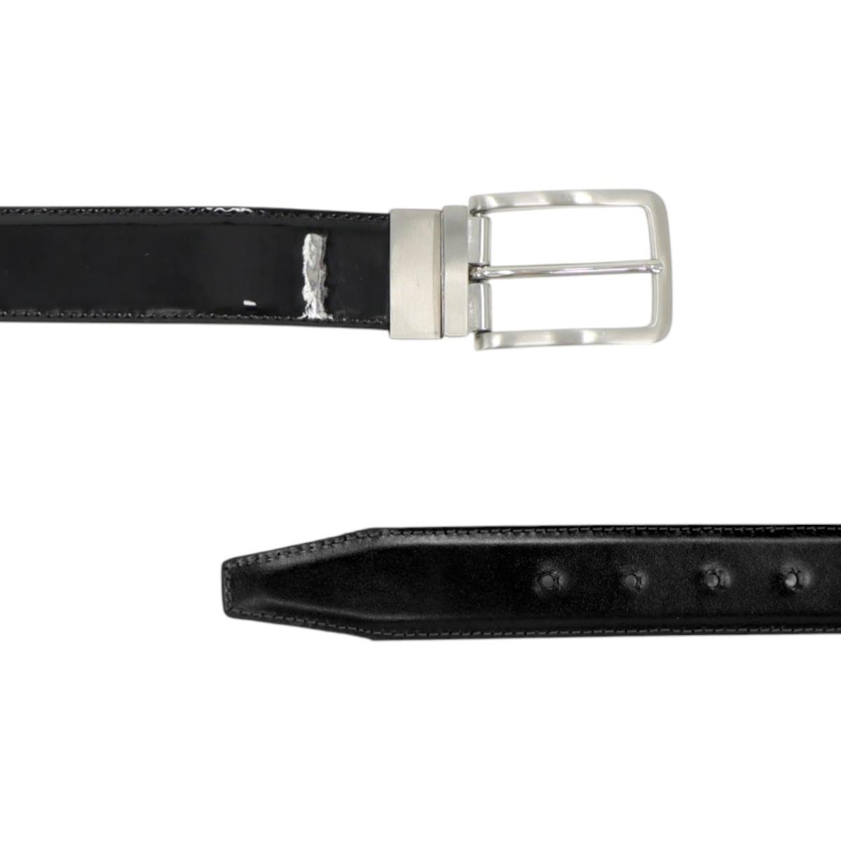 Cintura uomo double face in pelle Roncato