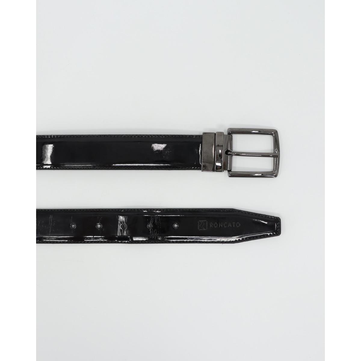 Cintura uomo double face in pelle roncato