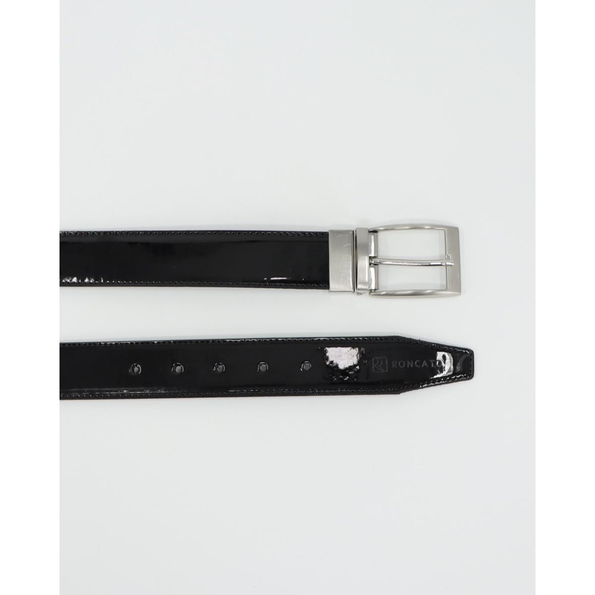 Cintura uomo double face in pelle roncato