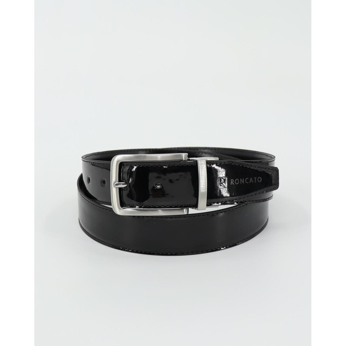 Cintura uomo double face in pelle roncato