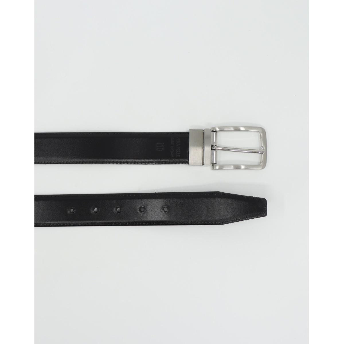 Cintura uomo double face in pelle roncato