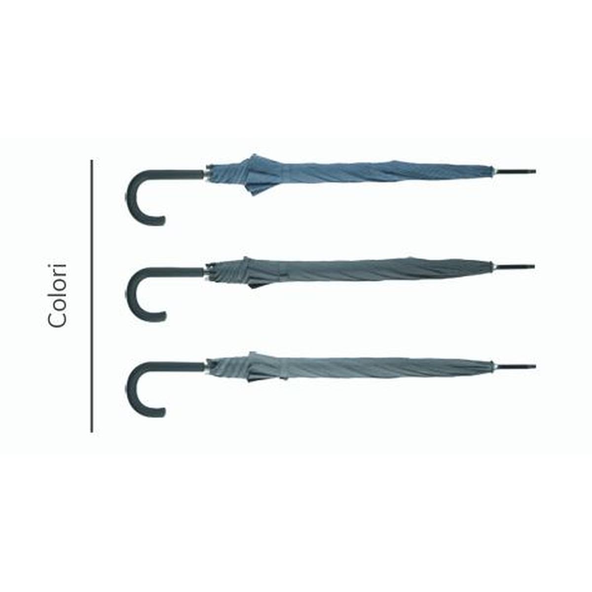 Ombrello uomo apertura automatica in poliestere Blue Drop