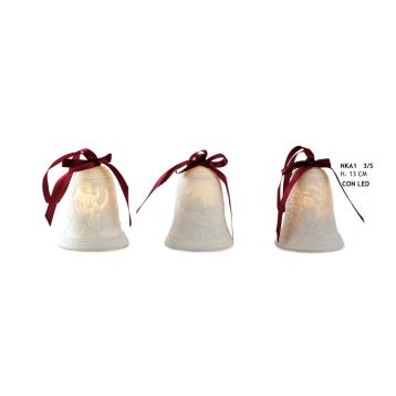 Campana con led h.13 cm