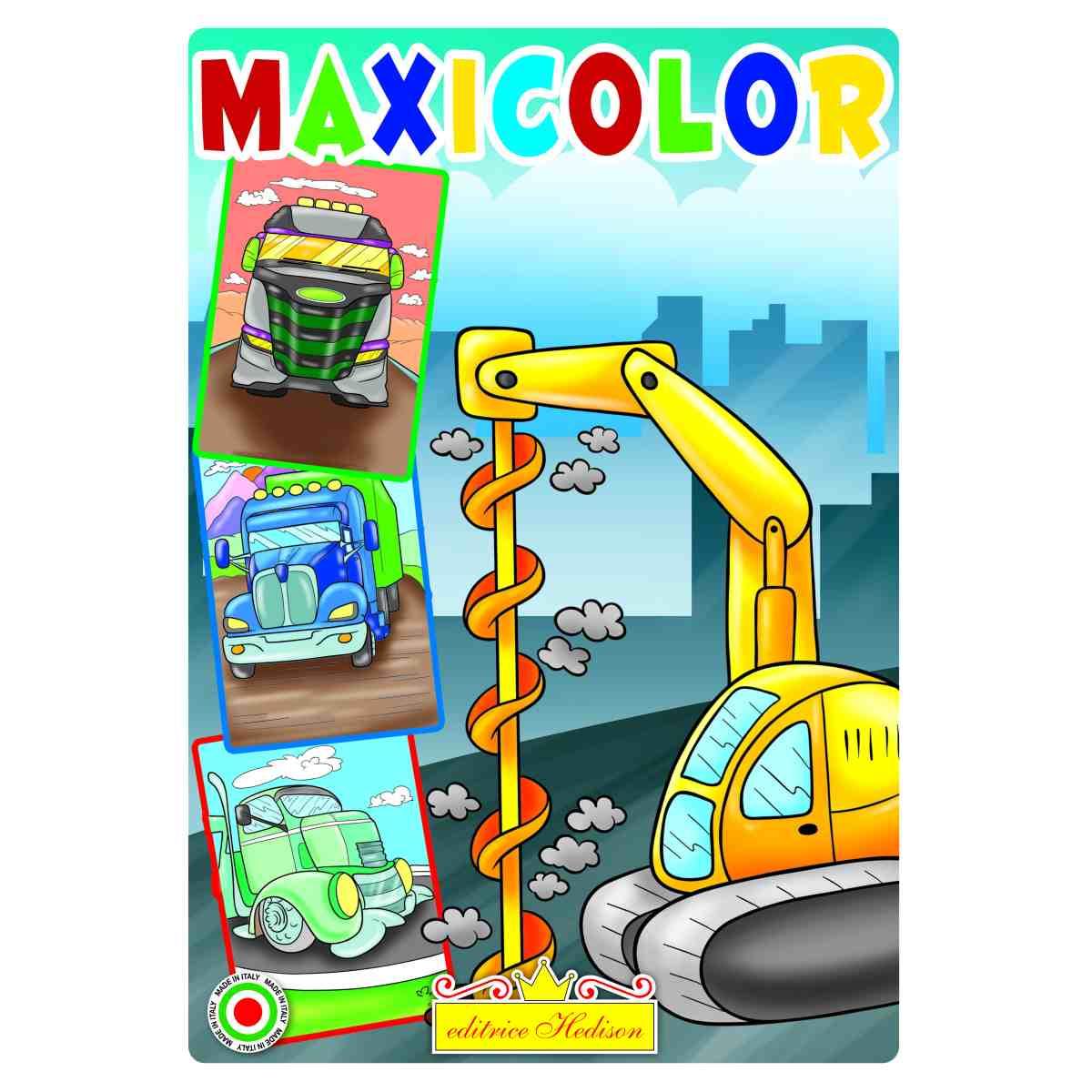 Libro da colorare maxi color bimbo formato a4